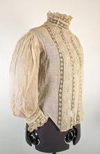 Load image into Gallery viewer, Edwardian White Lace Blouse | Study / Display