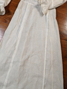 Edwardian Cotton + Lace Dress