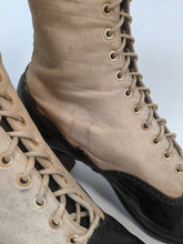 Load image into Gallery viewer, 1910s Black and White Boots | Approx Sz 7.5