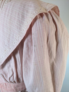 Edwardian Pink Cotton Shirtwaist