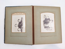 Load image into Gallery viewer, Blue Victorian Photo Album with Photos