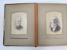 Load image into Gallery viewer, Red Victorian Photo Album with Photos