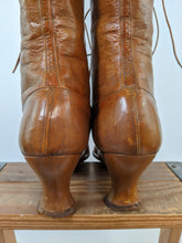 Load image into Gallery viewer, 1910s Tan Lace Up Boots | Sz 8-8.5