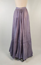 Load image into Gallery viewer, 1900s Lilac Cotton Petticoat