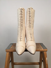 Load image into Gallery viewer, 1910s-20s White Boots