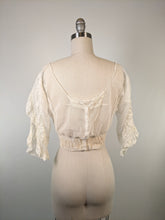 Load image into Gallery viewer, 1900s Net Lace Camisole | 3/4 Sleeve