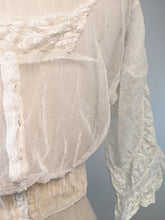 Load image into Gallery viewer, 1900s Net Lace Camisole | 3/4 Sleeve