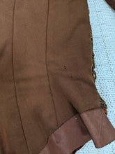 Load image into Gallery viewer, 1890s Brown Velvet Gigot Sleeve Bodice