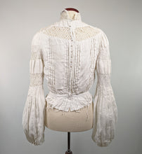 Load image into Gallery viewer, 1900s Linen Shirtwaist | As Is