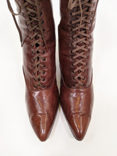 Load image into Gallery viewer, 1910s-20s Brown Boots | Approx Sz 7-7.5