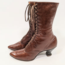 Load image into Gallery viewer, 1910s-20s Brown Boots | Approx Sz 7-7.5