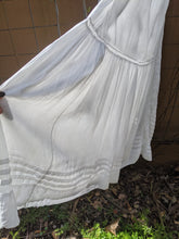 Load image into Gallery viewer, 1910s White Cotton Lingerie Dress