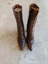 Load image into Gallery viewer, Late 1910s-Early 1920s Brown Boots | Approx Sz 7