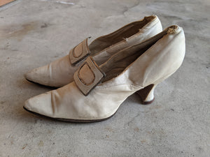 1920s Pointed Heels | Approx 6.5-7