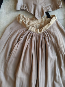 1890s Dusty Rose Dress