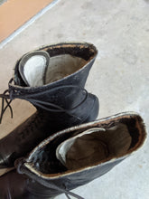 Load image into Gallery viewer, 1910s Black Lace Up Boots | Approx Sz 8