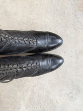 Load image into Gallery viewer, 1910s Black Lace Up Boots | Approx Sz 8