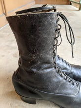 Load image into Gallery viewer, 1910s Black Lace Up Boots | Approx Sz 8