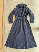 Load image into Gallery viewer, Late Teens-Early Twenties Wool Dress