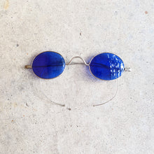 Load image into Gallery viewer, Cobalt Blue 1890s-1900s Tinted Glasses
