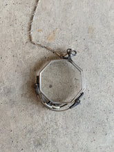 Load image into Gallery viewer, 1920s White Gold Filled Lorgnette + Long Chain