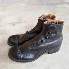 Load image into Gallery viewer, 1910s Black Side Button Boots | Approx Sz 5