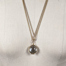 Load image into Gallery viewer, Early 20th c. Pools of Light Locket + Chain