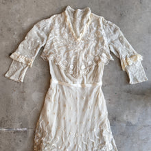 Load image into Gallery viewer, 1900s Net Lace Dress