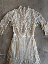 Load image into Gallery viewer, 1900s Net Lace Dress