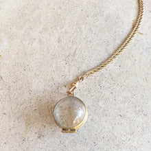 Load image into Gallery viewer, Early 20th c. Pools of Light Locket + Chain
