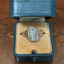 Load image into Gallery viewer, 1890s 10k Gold Labradorite Cameo Ring