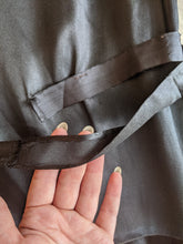 Load image into Gallery viewer, Black Silk Dress c. 1920
