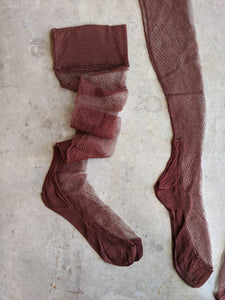Deadstock 1940s Fishnet Stockings