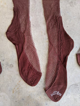 Load image into Gallery viewer, Deadstock 1940s Fishnet Stockings