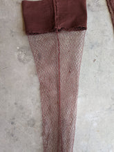 Load image into Gallery viewer, Deadstock 1940s Fishnet Stockings