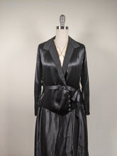 Load image into Gallery viewer, Black Silk Dress c. 1920