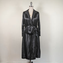 Load image into Gallery viewer, Black Silk Dress c. 1920