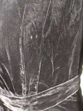 Load image into Gallery viewer, 1930s-1940s Rayon Velvet Dress | XL