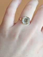 Load image into Gallery viewer, 18th c Stuart Crystal Ring in Gold and Silver