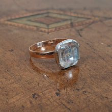Load image into Gallery viewer, 18th c Stuart Crystal Ring in Gold and Silver