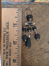Load image into Gallery viewer, 1870s 14k Gold Hairwork Earrings