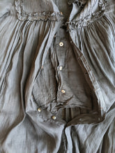Load image into Gallery viewer, 1900s Black Cotton Wrapper Dress