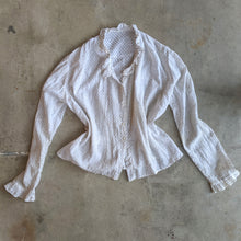 Load image into Gallery viewer, 1900s-1910s Swiss Dot Shirt Waist