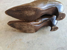 Load image into Gallery viewer, 1910s-1920s Brown Louis Heel Boots | Sz 7.5-8