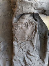 Load image into Gallery viewer, 1900s Black Silk Bishop Sleeve Wrap Blouse