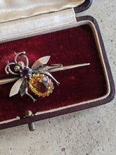 Load image into Gallery viewer, 1900s Sterling Silver Fly or Bee Brooch