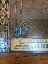 Load image into Gallery viewer, 19th c. Cut Steel Butterfly Necklace