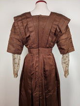 Load image into Gallery viewer, 1908-1909 Red Ochre Silk Dress