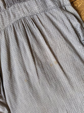 Load image into Gallery viewer, 1900s Black + White Cotton Dress