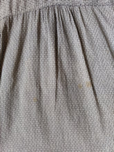 Load image into Gallery viewer, 1900s Black + White Cotton Dress